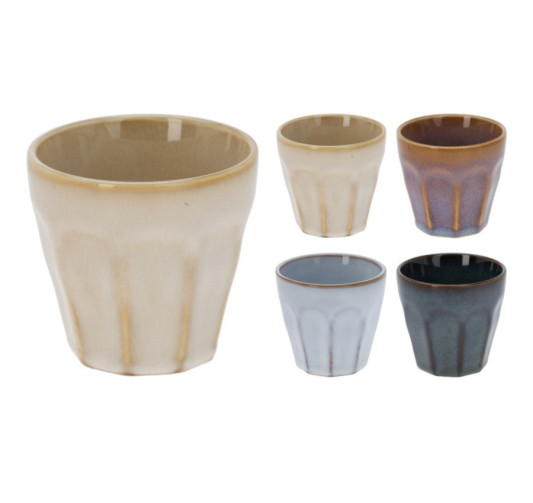 SET DE 4 MUGS EN PORCELAINE
