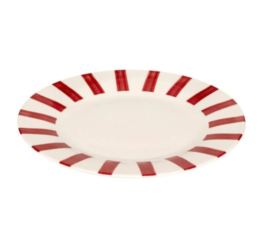 ASSIETTE PLATE CHERI ROUGE