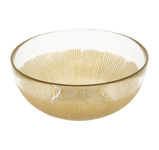 BOL CELESTE DORE EN VERRE