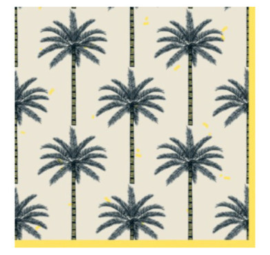 SERVIETTE EN PAPIER - TROPIQUE