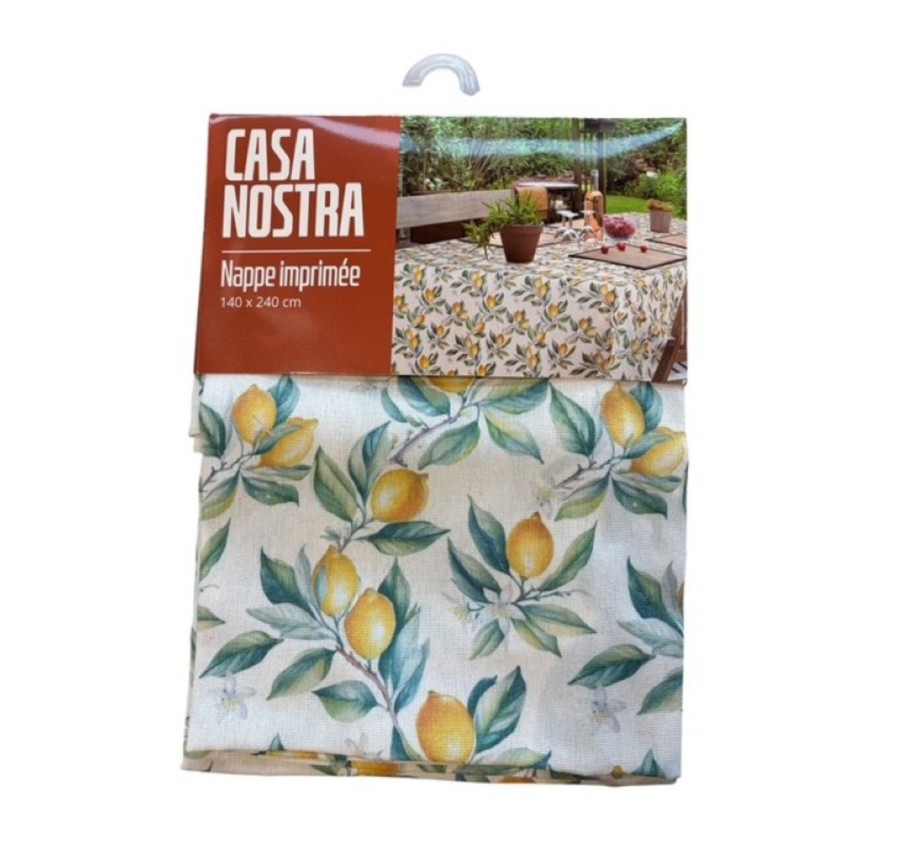 NAPPE IMPRIMEE CITRON