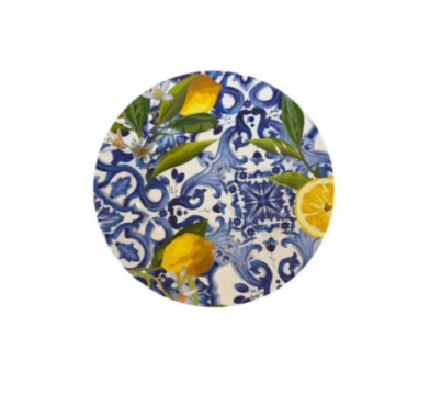 ASSIETTE PLATE CITRON D40CM