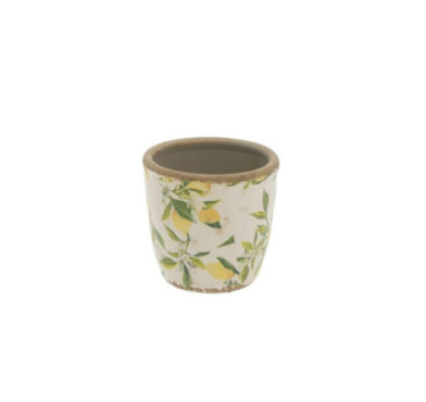 CACHE POT CITRON D.12,5CM