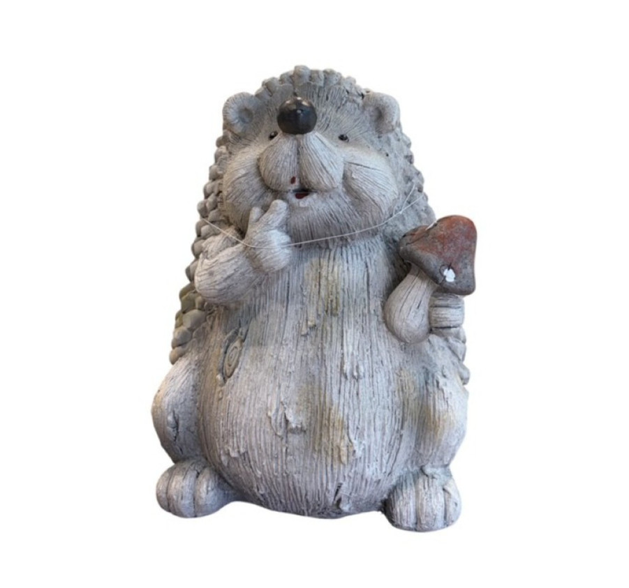 HERISSON DEBOUT COULEUR GRIS