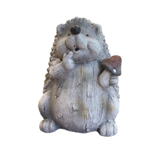 HERISSON DEBOUT COULEUR GRIS