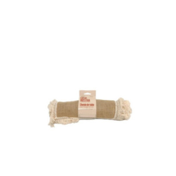 CHEMIN DE TABLE FRANGES ECRUES