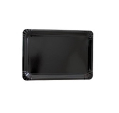 LOT DE 5 PLATEAUX NOIR 23X33CM