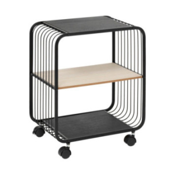 ETAGERE A ROULETTE 2 NIVEAUX