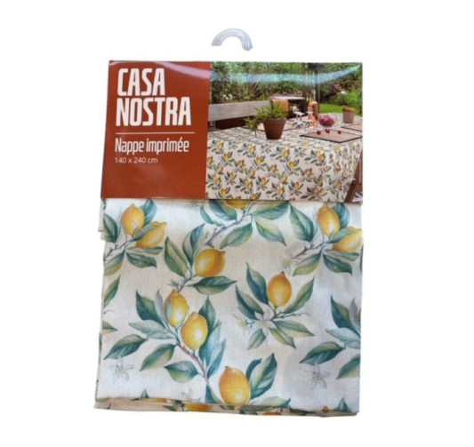 NAPPE IMPRIMEE CITRON