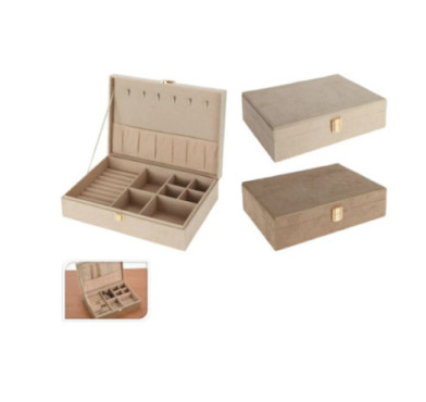 BOITE A BIJOUX 28X19X7CM