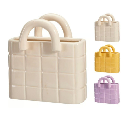 VASE FORME SAC H12CM