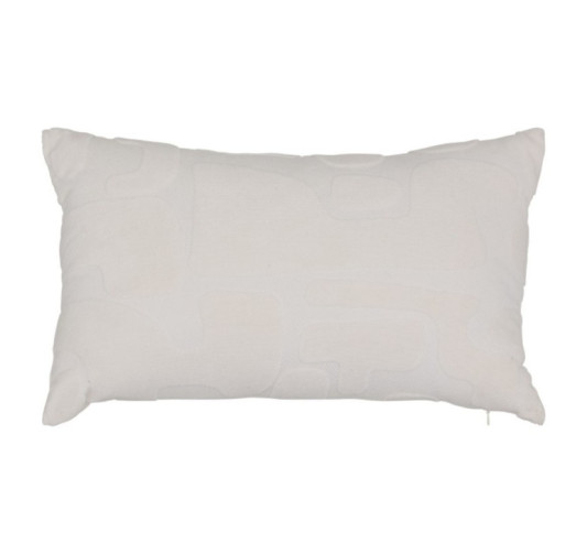 COUSSIN DELOR BLANC 30X50CM