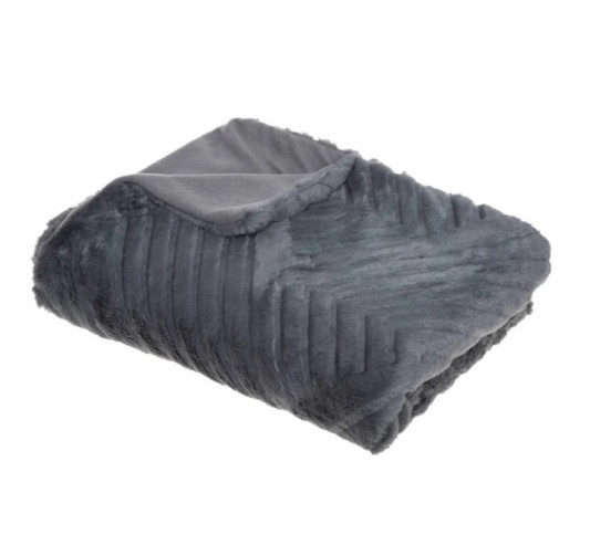 PLAID 3D EN FOURRURE GEO