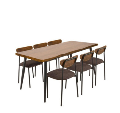 ENSEMBLE TABLE ET 6 CHAISES