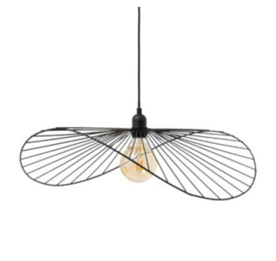 SUSPENSION EN METAL NOIR