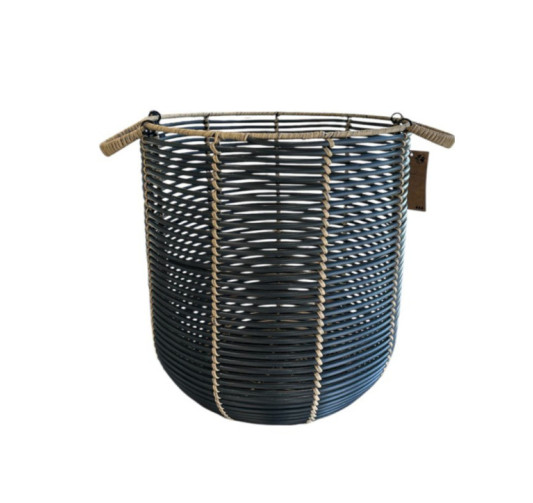 PANIERE AJOUREE BICOLORE