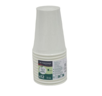 SET DE 12 GOBELETS EN CARTON