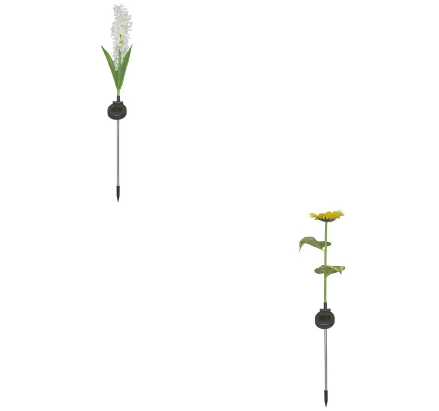 BALISE EXTERIEUR SOLAIRE FLEUR