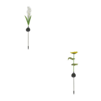 BALISE EXTERIEUR SOLAIRE FLEUR