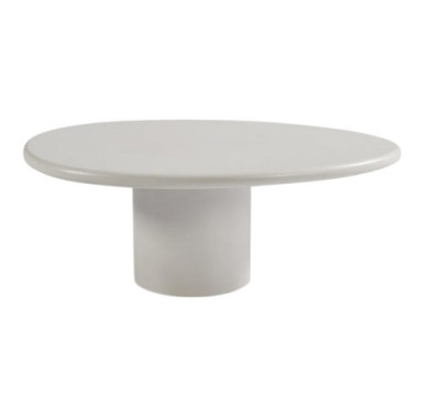 TABLE BASSE ORGANIQUE BLANCHE