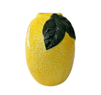 VASE CITRON EN CERAMIQUE
