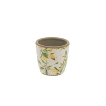 CACHE POT CITRON D.12,5CM