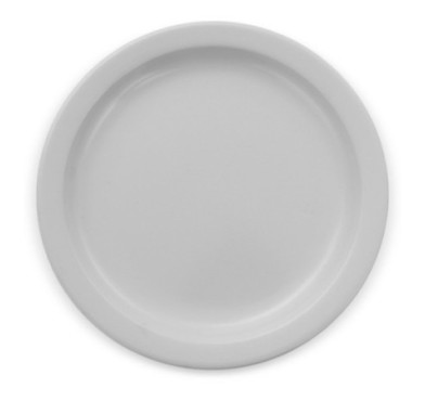 ASSIETTE BLANCHE EN MELAMINE