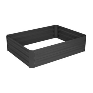 JARDINIERE EN KIT METAL GRIS