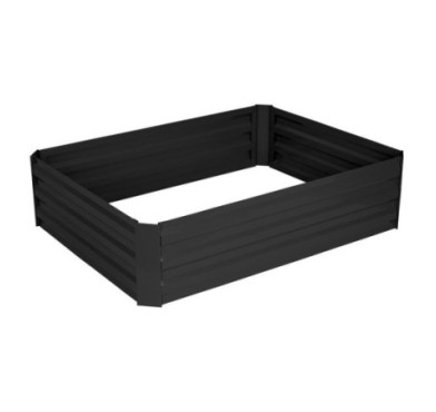 JARDINIERE EN KIT METAL NOIR