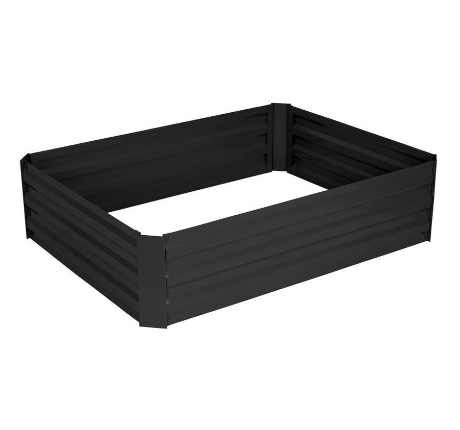 JARDINIERE EN KIT METAL NOIR