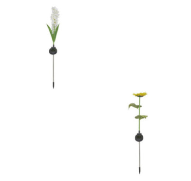 BALISE EXTERIEUR SOLAIRE FLEUR