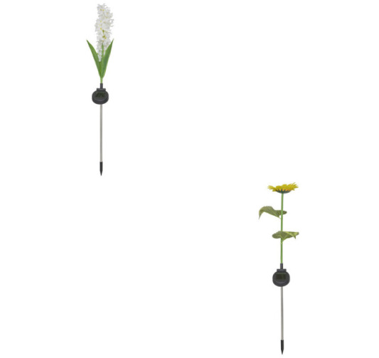 BALISE EXTERIEUR SOLAIRE FLEUR