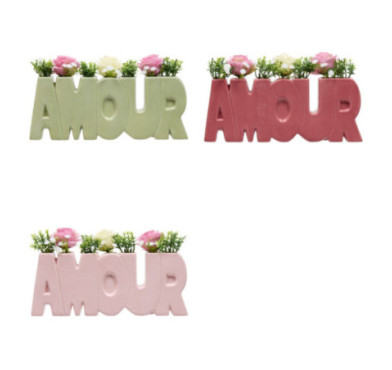 COMPOSITION FLORALE AMOUR