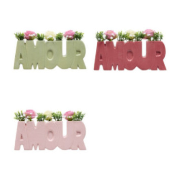 COMPOSITION FLORALE AMOUR