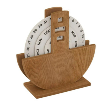 CALENDRIER BOIS FLOW H20CM