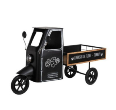 CAMION PORTE PLANTE NOIR