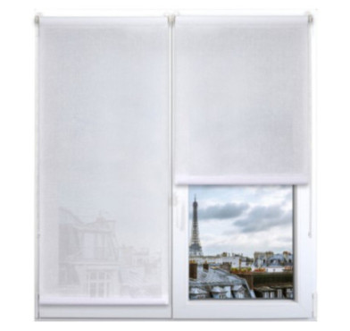 STORE ENROULEUR TAMISANT BLANC