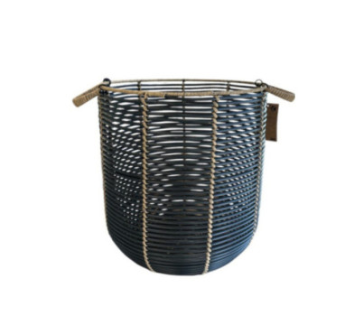 PANIERE AJOUREE BICOLORE