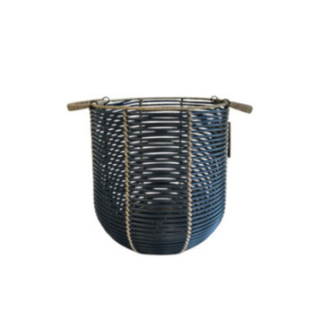 PANIERE AJOUREE BICOLORE