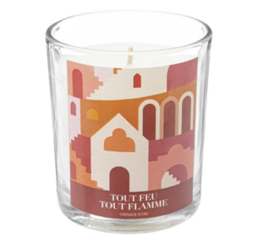 BOUGIE PARFUMEE POT EN VERRE