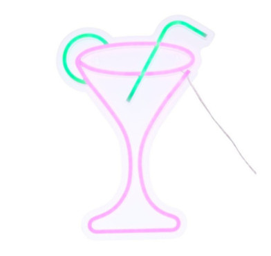NEON LED COCKTAIL 24.8X34.7CM