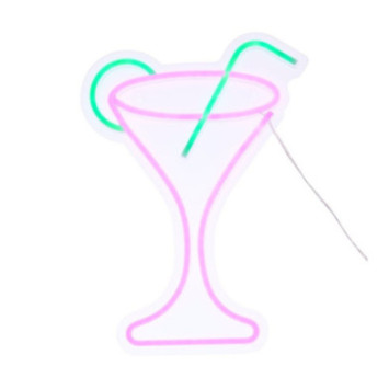 NEON LED COCKTAIL 24.8X34.7CM