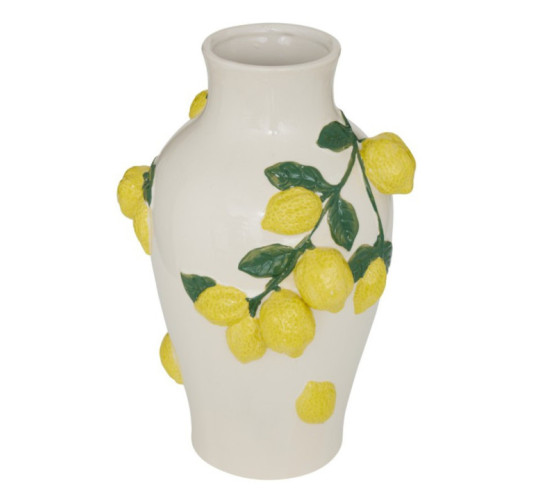 VASE FRUITY CITRONS