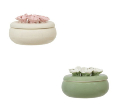 BOITE DECO FLEUR DE ROSE