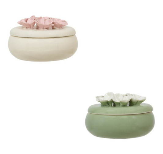 BOITE DECO FLEUR DE ROSE