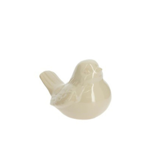 OISEAU CERAMIQUE BEIGE