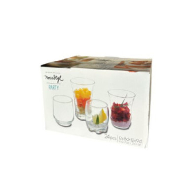 SET DE 24 VERRINES EN VERRE