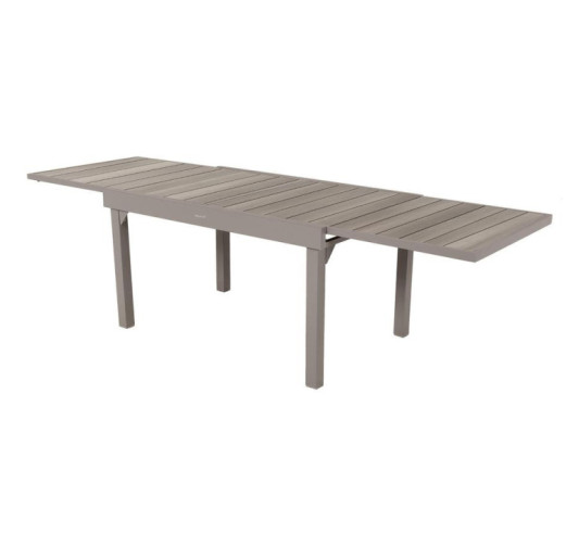 TABLE EFFET BOIS EN ALUMINIUM