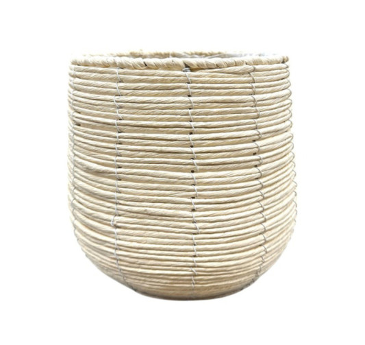 PANIER EN OSIER BEIGE CLAIR
