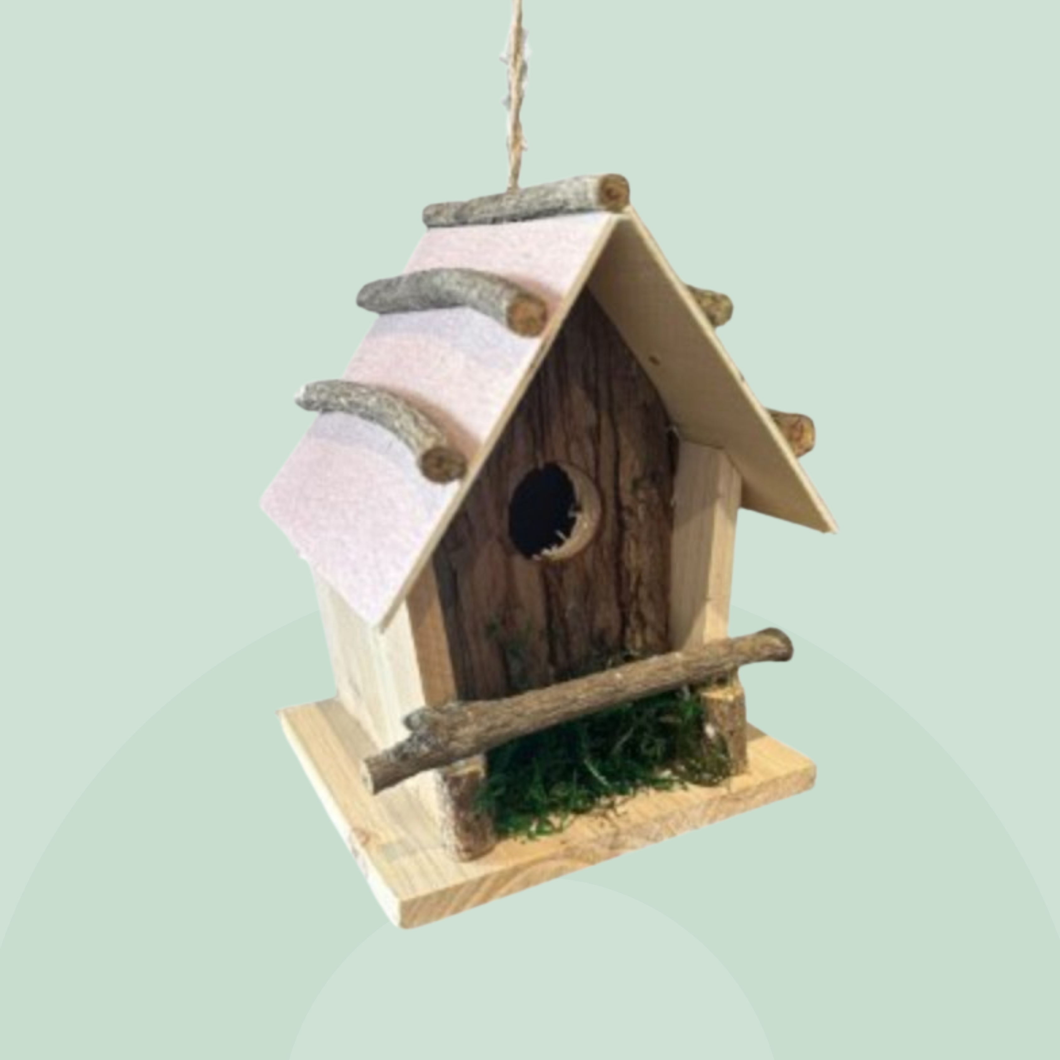 NICHOIR POUR OISEAUX EN BOIS